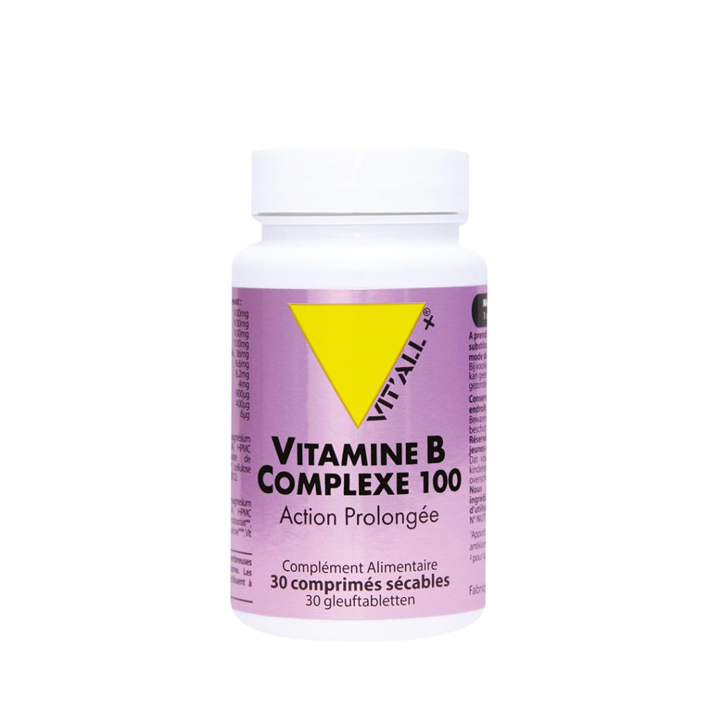 Vitamine B Complexe 100 - VIT'ALL+ / Compléments Alimentaires Français ...