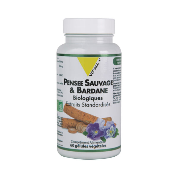 Pensee Sauvage & Bardane Bio VIT'ALL+ 60 gélules