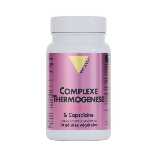 COMPLEXE THERMOGENESE avec Morosil™ & Capsaicine VIT'ALL+