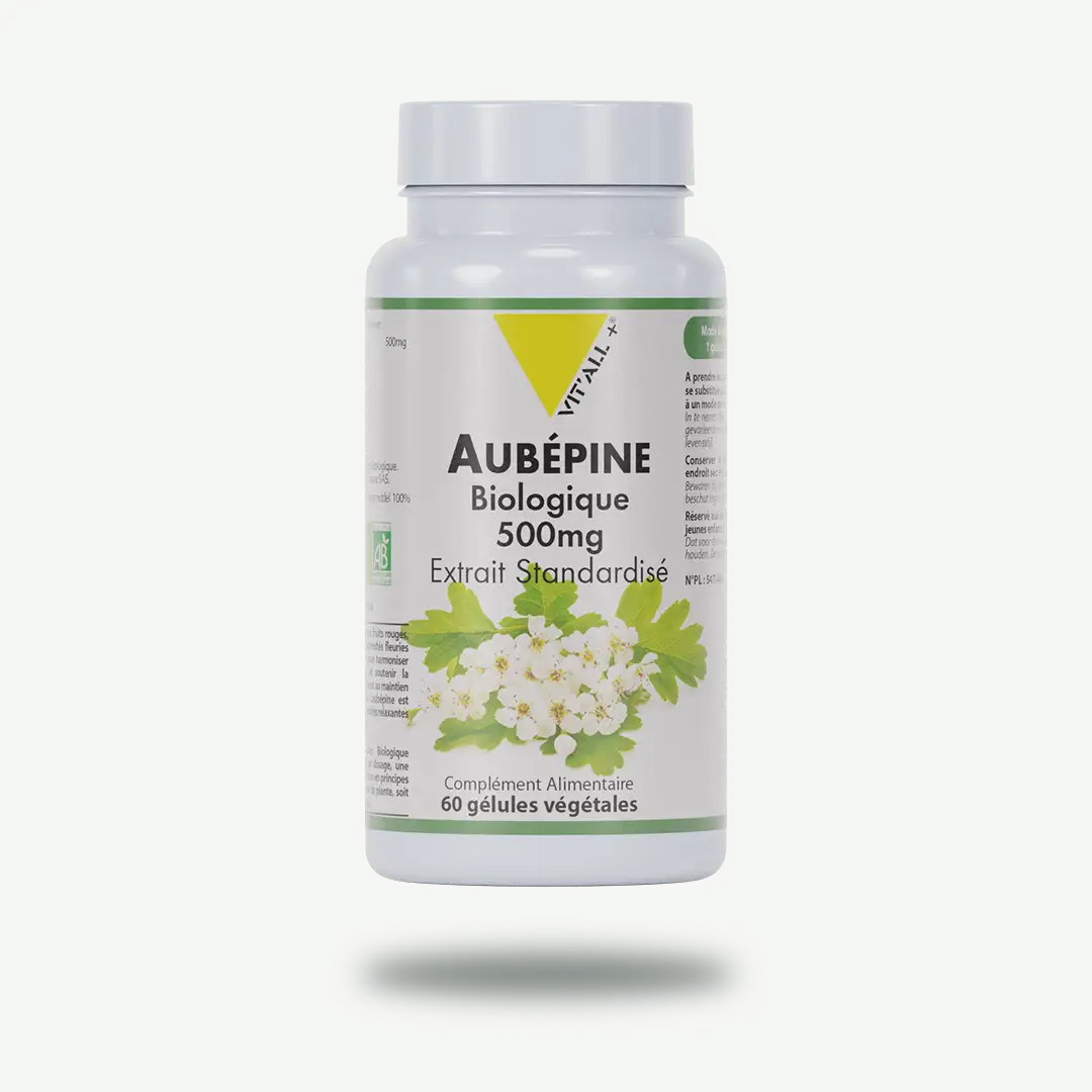 AUBEPINE BIO* 500mg Extrait Standardisé VIT'ALL+