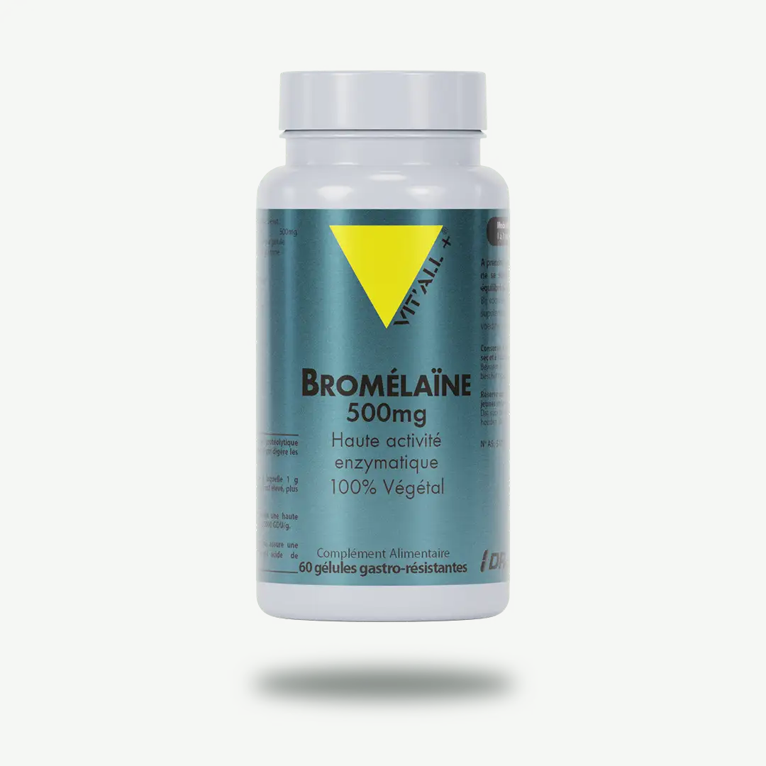 BROMELAÏNE 500mg Haute activité enzymatique 100% végétal