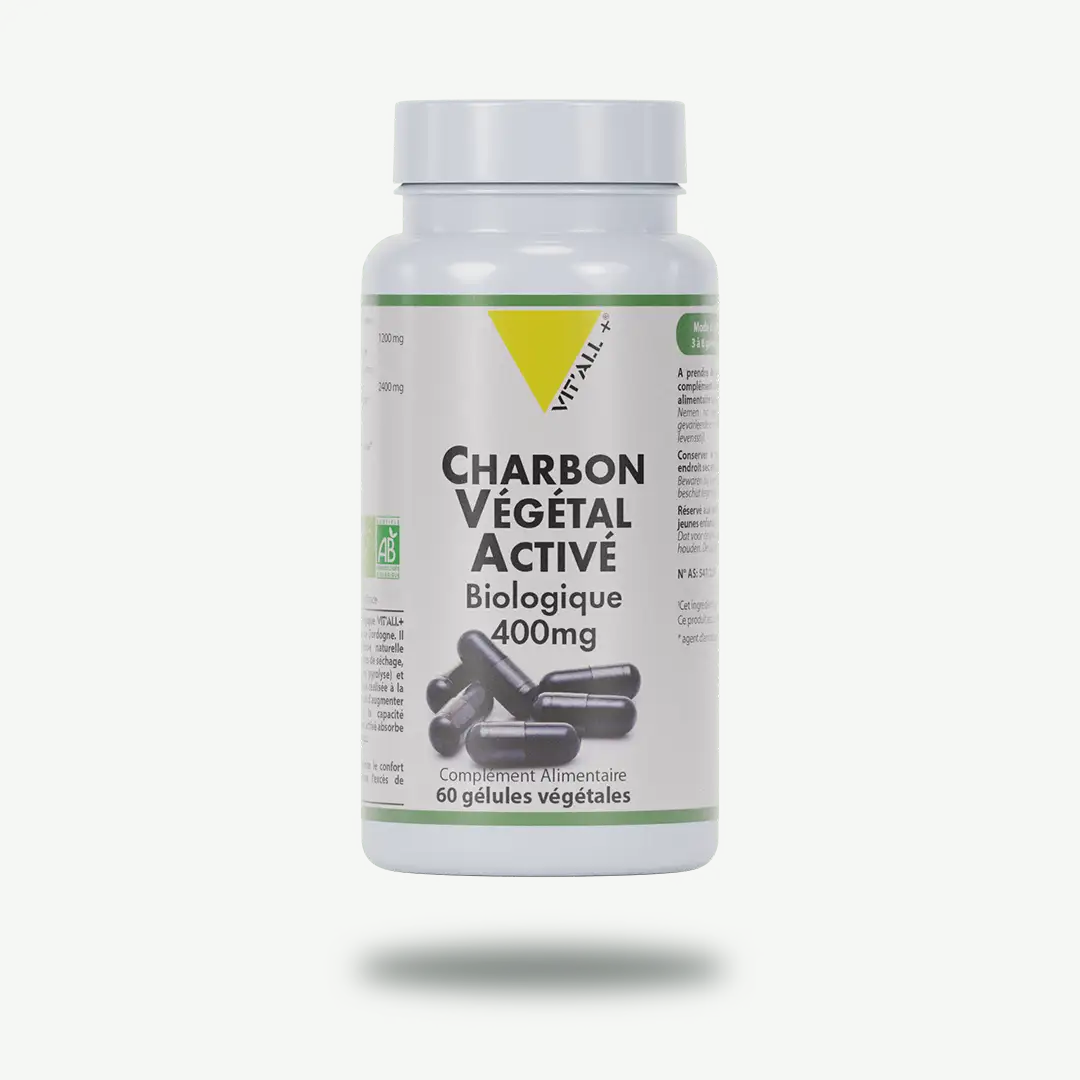 CHARBON VEGETAL ACTIVE 400mg Biologique* VIT'ALL+