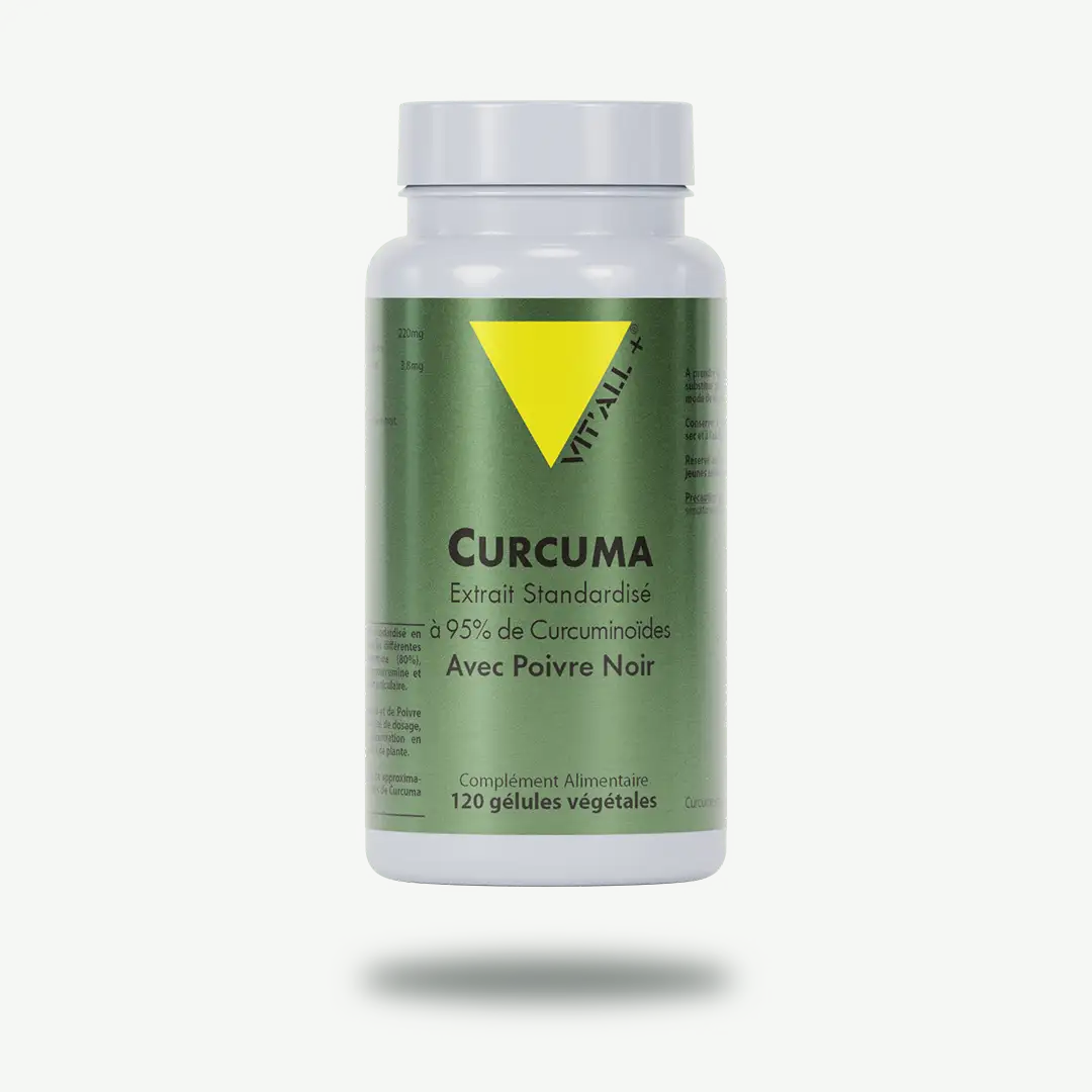 CURCUMA Extraits Standardisés avec POIVRE NOIR VIT'ALL+