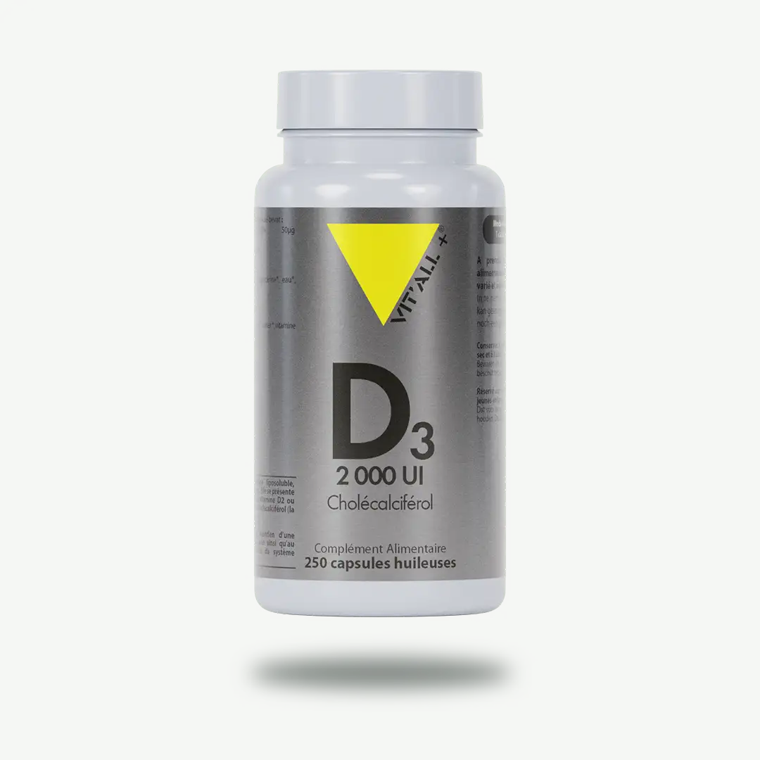 VITAMINE D3 - 2000 UI Cholécalciférol 50 mcg VIT'ALL+