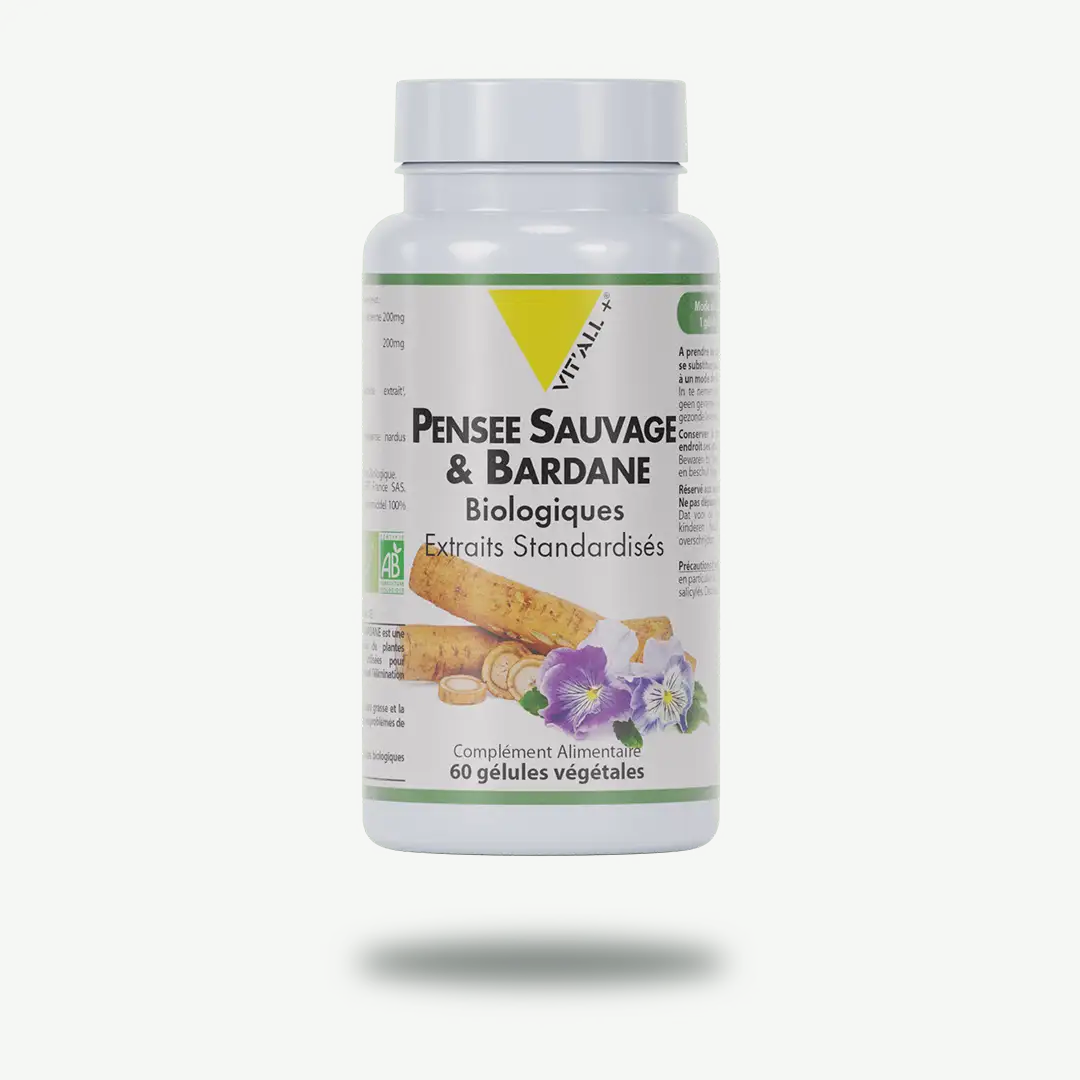 PENSEE SAUVAGE & BARDANE BIO* Extraits standardisés VIT'ALL+