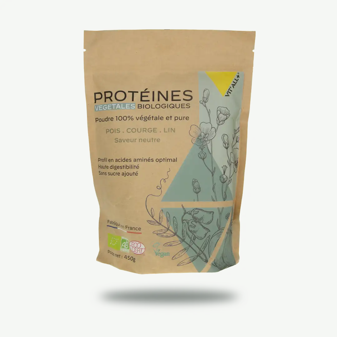 PROTEINES VEGETALES BIO* - Pois, Courge, Lin