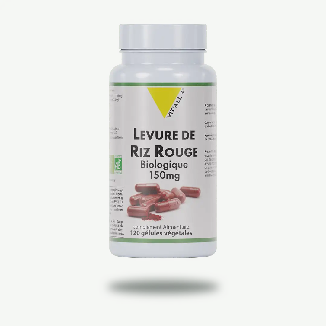 LEVURE DE RIZ ROUGE Biologique* 150mg VIT'ALL+