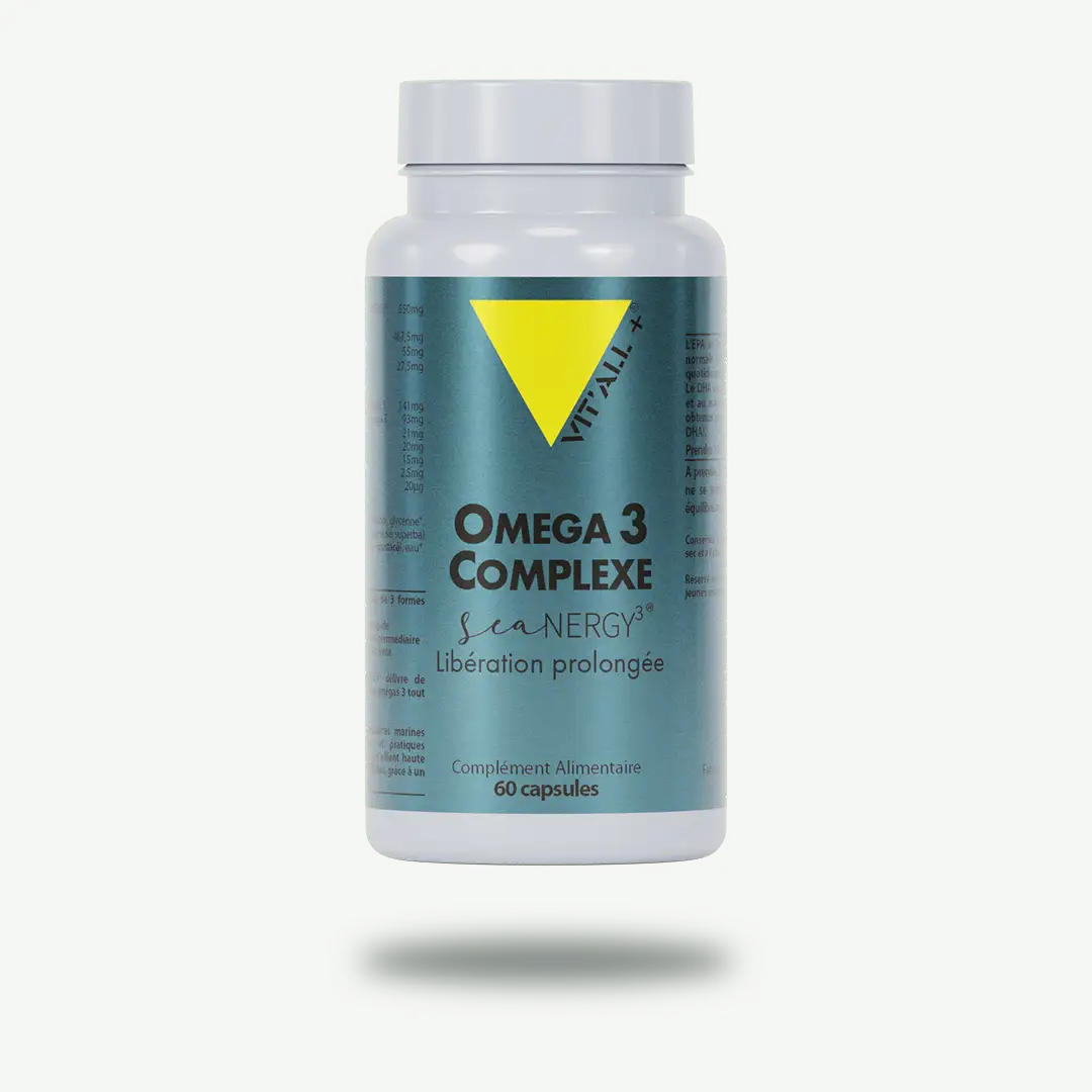 OMEGA 3 COMPLEXE SeaNERGY3 - Libération prolongée VIT'ALL+