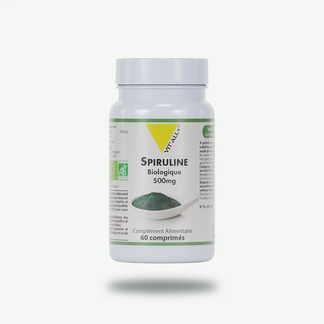 SPIRULINE BIO* 500mg - Cultivée en France - VEGAN