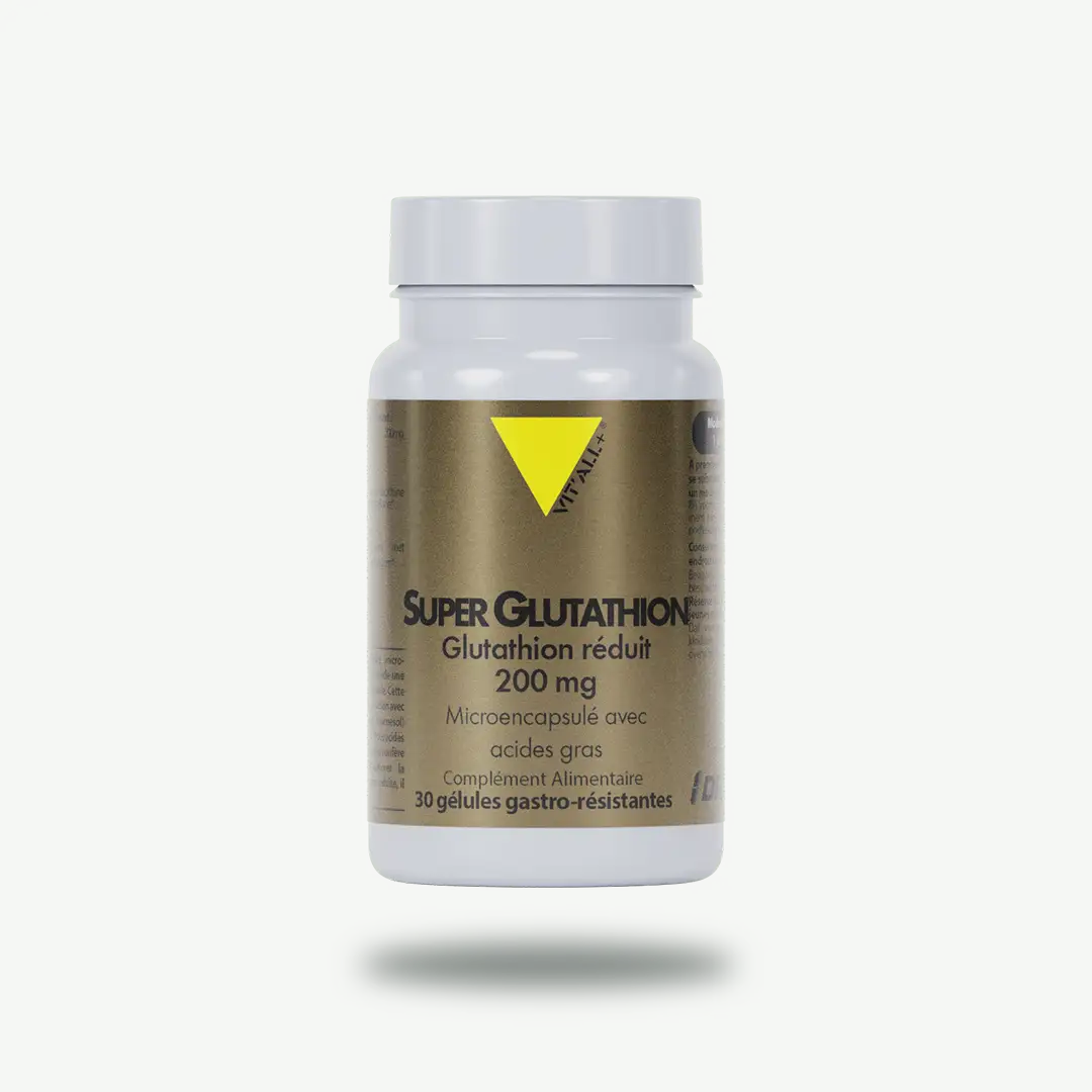 SUPER GLUTATHION 200mg Microencapsulé avec acides gras VIT'ALL+