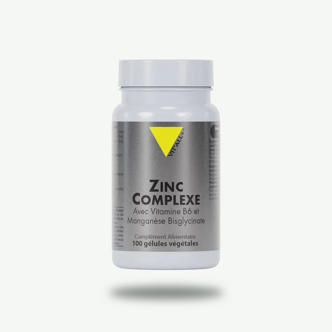 ZINC COMPLEXE (Zinc, Vitamine B6, Manganèse) VIT'ALL+